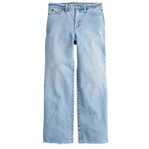 NWT J. Crew Slim Wide Leg Jean in Coastal Summer Wash